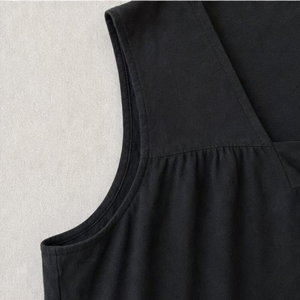 Black Smocked Top - Picture 5 of 6